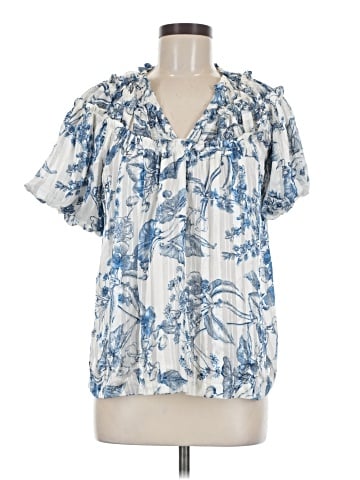 Umgee Short Sleeve Blouse (view 1)