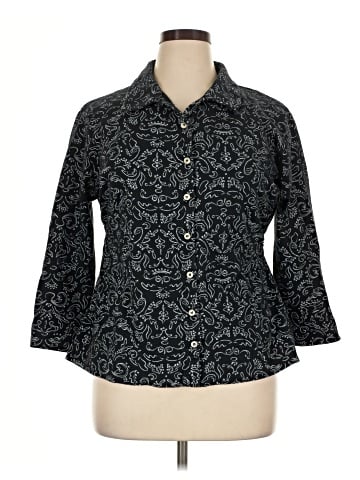 Fresh Produce 3/4 Sleeve Button-Down Shirt (view 1)