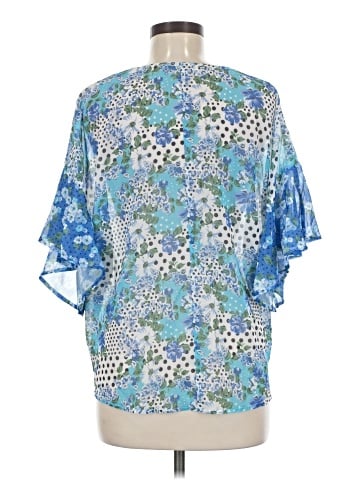 Umgee Short Sleeve Blouse (view 2)