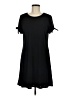 CeCe Solid Black Casual Dress Size M - photo 1