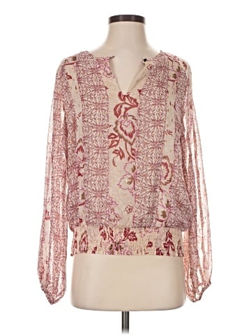 White House Black Market Long Sleeve Blouse (view 1)