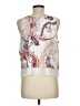 Bisou Bisou 100% Polyester White Sleeveless Blouse Size M - photo 2