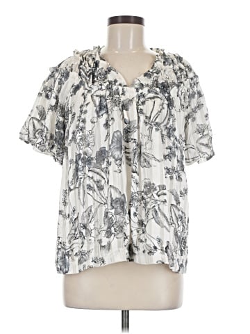 Umgee Short Sleeve Blouse (view 1)