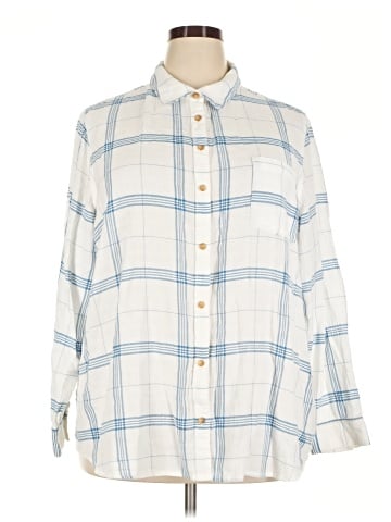 Caslon Long Sleeve Button-Down Shirt (view 1)