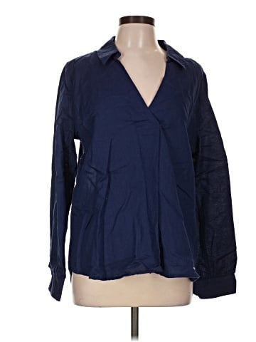 DKNY Jeans Long Sleeve Blouse (view 1)