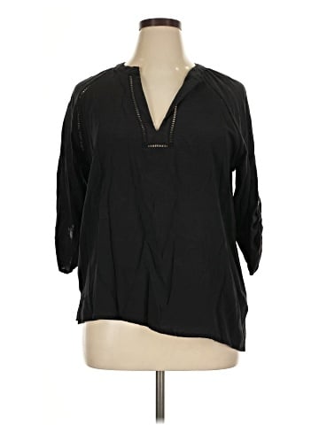 NY Collection 3/4 Sleeve Blouse (view 1)