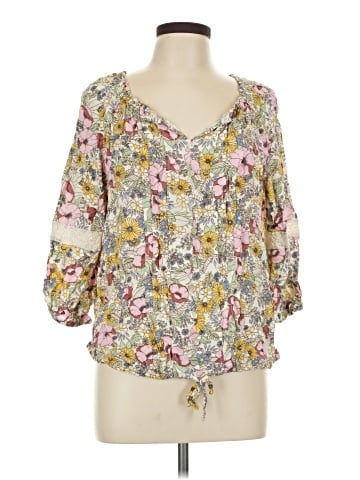 AGB 3/4 Sleeve Blouse (view 1)