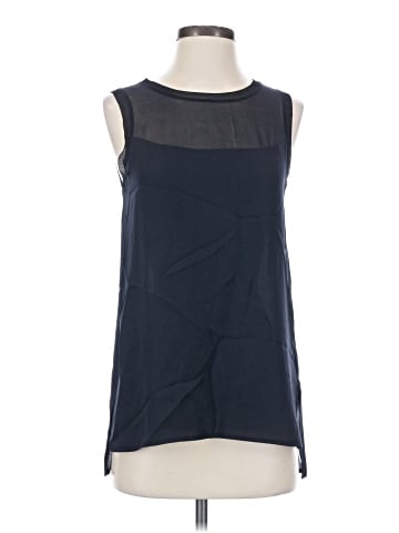 Vince. Sleeveless Silk Top (view 1)