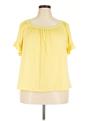 Max Studio Short Sleeve Blouse (view 1)
