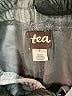 Tea 100% Cotton Solid Gray Cargo Shorts Size 7 - photo 3