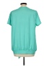 Lands' End Teal Short Sleeve Top Size L - photo 2