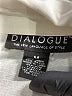 Dialogue Ivory 3/4 Sleeve Button-Down Shirt Size M - photo 7