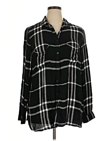 Old Navy 3/4 Sleeve Button-Down Shirt (view 1)