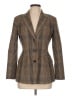 Theory Plaid Brown Blazer Size 10 - photo 1