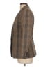Theory Plaid Brown Blazer Size 10 - photo 5