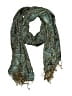 Unbranded Paisley Teal Scarf One size - photo 1