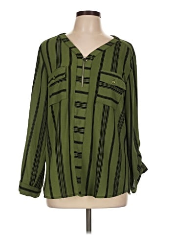 NY Collection 3/4 Sleeve Blouse (view 1)