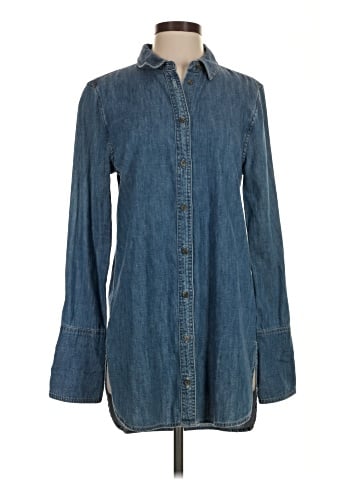 Equipment Long Sleeve Button-Down Shirt (view 1)