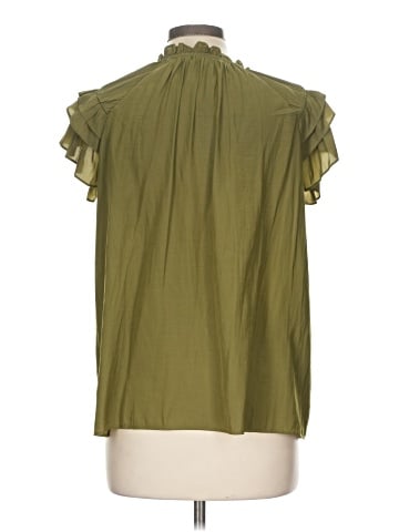 Rose + Olive Sleeveless Blouse (view 2)