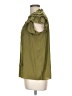 Rose + Olive 100% Polyester Green Sleeveless Blouse Size L - photo 5