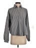Max Studio Stripes Gray Long Sleeve Blouse Size S - photo 1