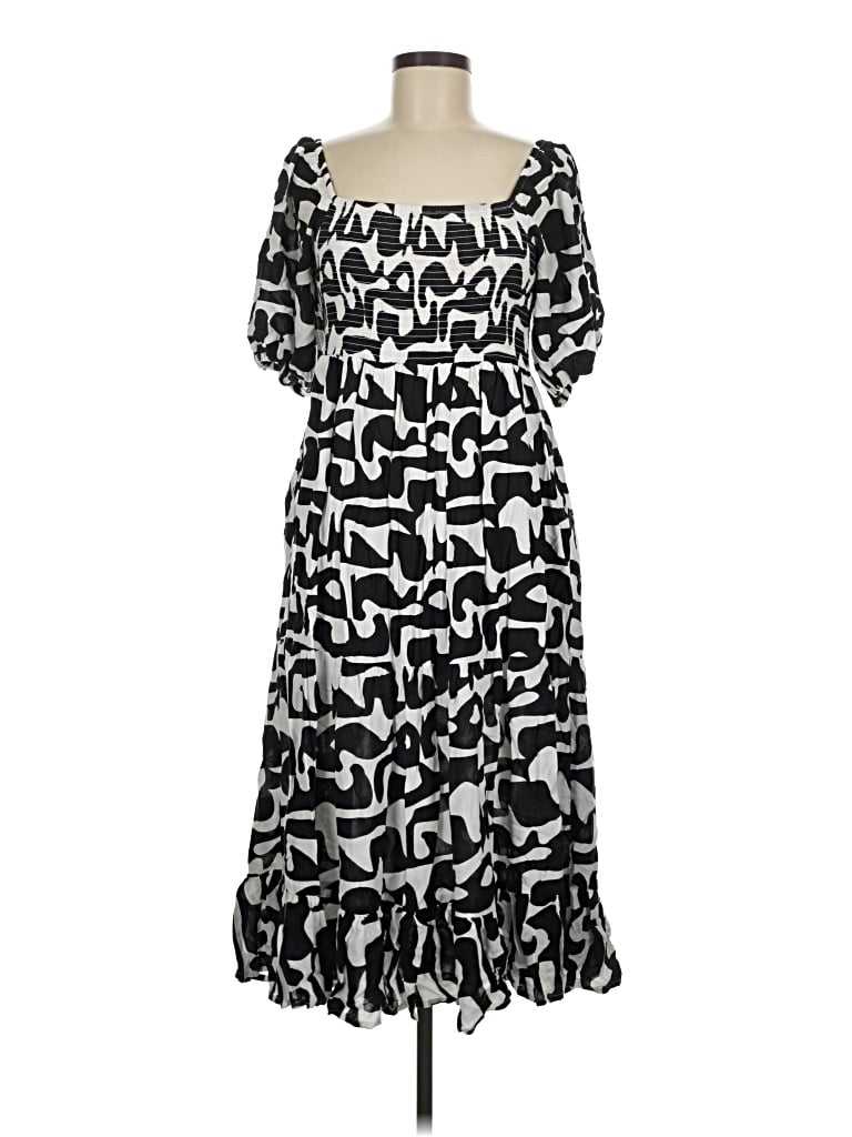 Pre-owned Thml Casual Dress In Black