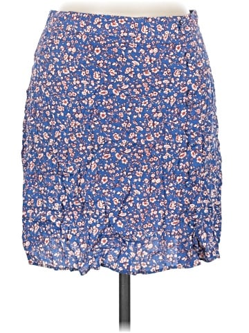 Madewell Porch Side-Button Mini Skirt in Summer Vines (view 1)