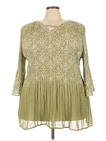 Catherines 3/4 Sleeve Blouse (view 1)