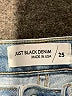 Just Black Stripes Blue Jeans Size 25 waist - photo 7