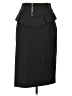 Nanette Lepore Solid Black Formal Skirt Size 10 - photo 1