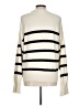 Double Zero Stripes Ivory Pullover Sweater Size L - photo 2