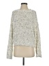 Ann Taylor LOFT Metallic Silver Pullover Sweater Size S - photo 1