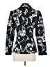 Chico's 100% Polyester Floral Black Blazer Size Sm (0) - photo 2
