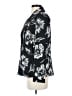 Chico's 100% Polyester Floral Black Blazer Size Sm (0) - photo 5