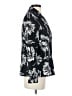 Chico's 100% Polyester Floral Black Blazer Size Sm (0) - photo 4