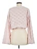 Francesca's 100% Polyester Pink Pullover Sweater Size M - photo 2