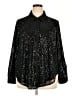 Torrid Stars Black Long Sleeve Blouse Size 2X Plus (2) - photo 1