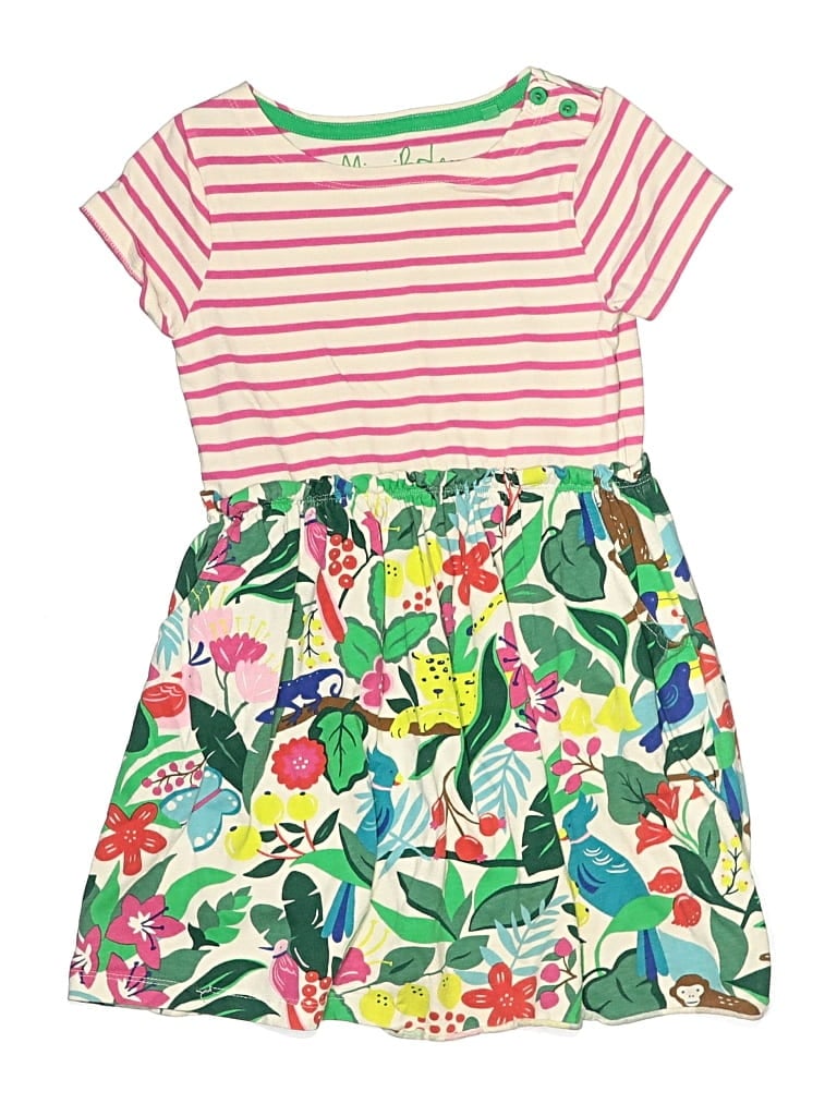 Pre-owned Mini Boden Kids' Dress In Pink