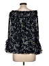 CeCe Black 3/4 Sleeve Blouse Size L - photo 2
