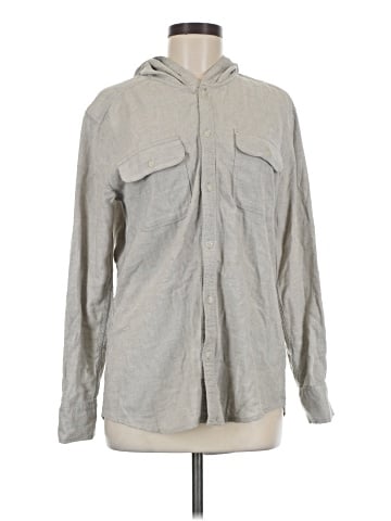 TNA Long Sleeve Button-Down Shirt (view 1)
