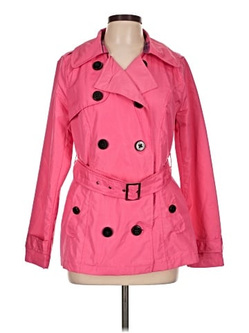 Pink Envelope Trenchcoat (view 1)