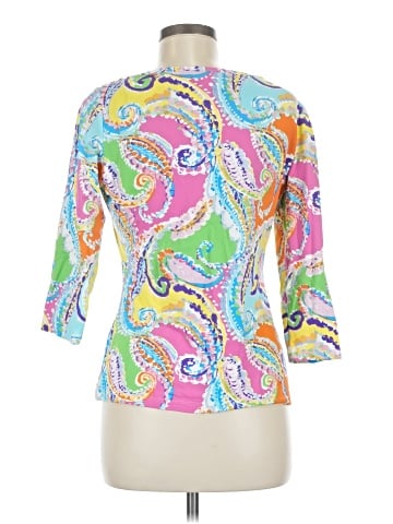 J. McLaughlin 3/4 Sleeve Blouse (view 2)
