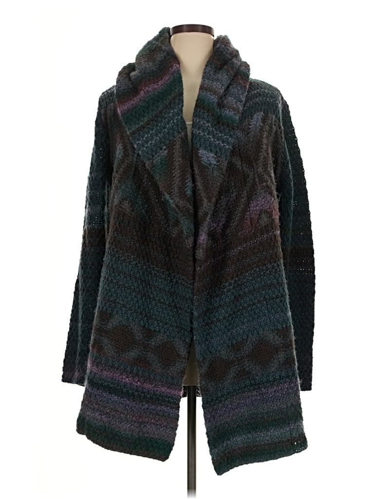 Pre-owned Rachel Roy Cardigan Sweater In Teal