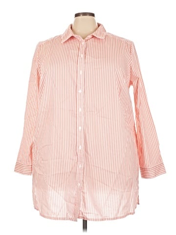 Roaman's Long Sleeve Button-Down Shirt (view 1)