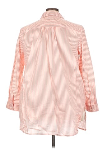 Roaman's Long Sleeve Button-Down Shirt (view 2)