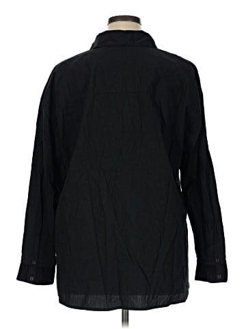 Attitudes by Renee Long Sleeve Button-Down Shirt (view 2)