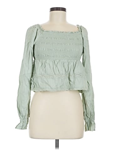 Celebrity Pink Long Sleeve Blouse (view 1)