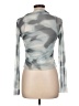 Zara Silver Long Sleeve Top Size L - photo 2