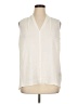 Context 100% Polyester Ivory Sleeveless Blouse Size XL - photo 1