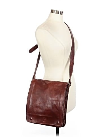 Vera Pelle Leather Messenger (view 2)